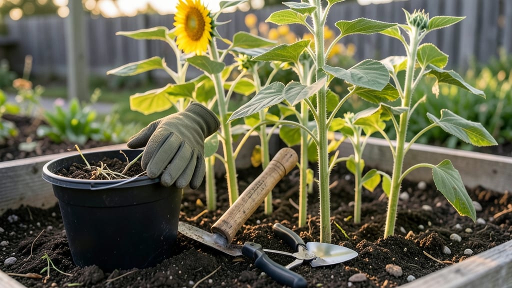 When to Thin Sunflower Seedlings: The 3-4 Leaf Rule for Stronger Stems