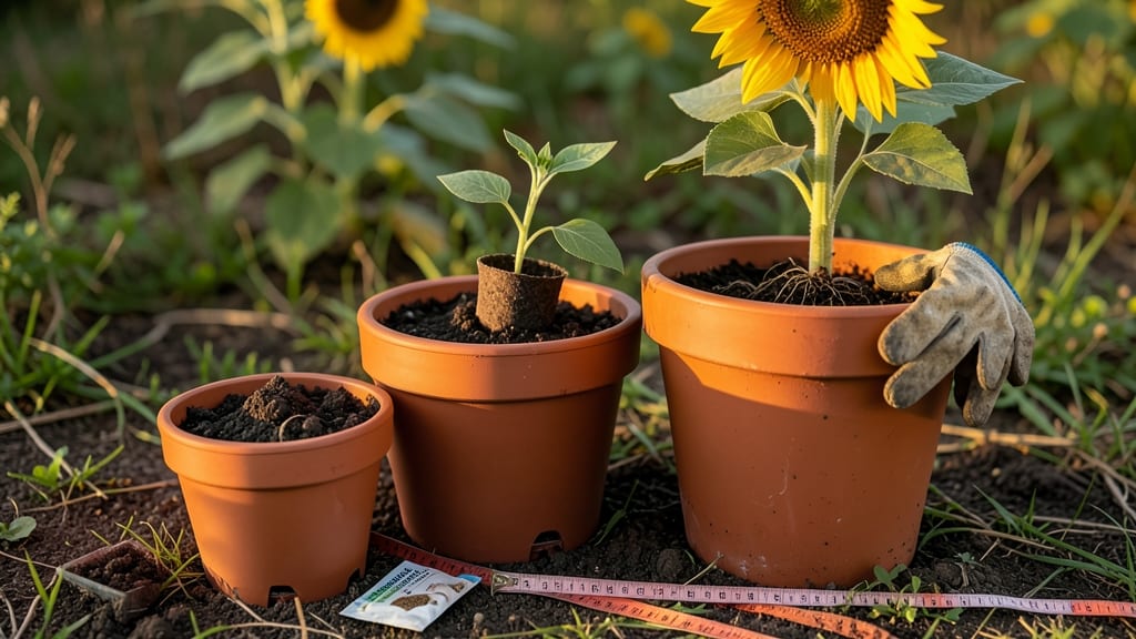 How Big of a Pot Do Sunflowers Need: Minimum 12-Inch Depth for Stable Growth