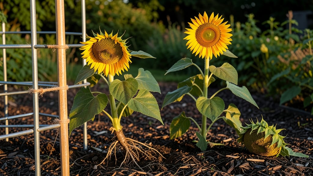 Do Sunflowers Need Support: Sturdy Stem Secrets for Wind-Resistant Growth
