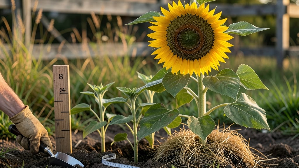 Mammoth Sunflower Plant Spacing: Proven Layouts for Towering Stems Without Crowding