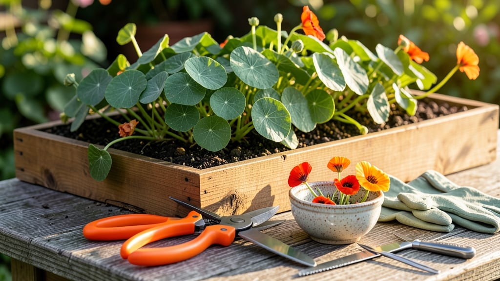 How to Harvest Nasturtium Flowers: Pinch-and-Cut Method for Longer Blooms