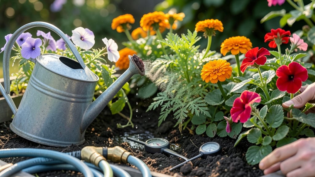 How Long to Water Flowers Daily: Exact Minutes by Plant Type