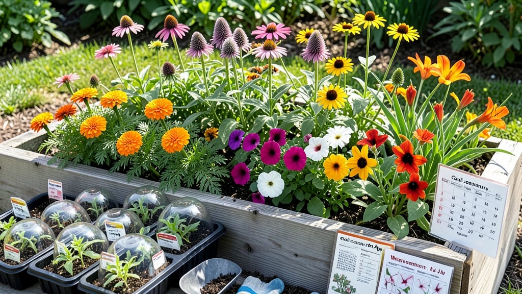 When to Plant Flowers in Kansas: Exact Months by USDA Zone 6 & 7
